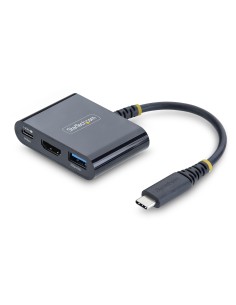StarTech.com Adattatore Multiporta USB-C a HDMI con Ricarica PD 140W, HDMI 4K 60Hz, Hub USB 5Gbps, Mini Dock per MacBook, Dell,
