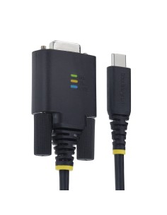 StarTech.com Cavo Adattatore USB-C a Null Modem Seriale 2m, FTDI, USB Type-C a DB9 RS232 Femmina, Mantenimento Porta COM, LED 2