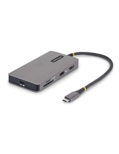 StarTech.com Adattatore Multiporta USB-C con HDMI 4K 60Hz, PD 140W, Hub USB 10Gbps, GbE, Slot SD MicroSD, Mini Dock