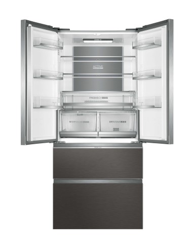 Haier HB18FGSAAA Libera installazione 539 L Argento, Titanio