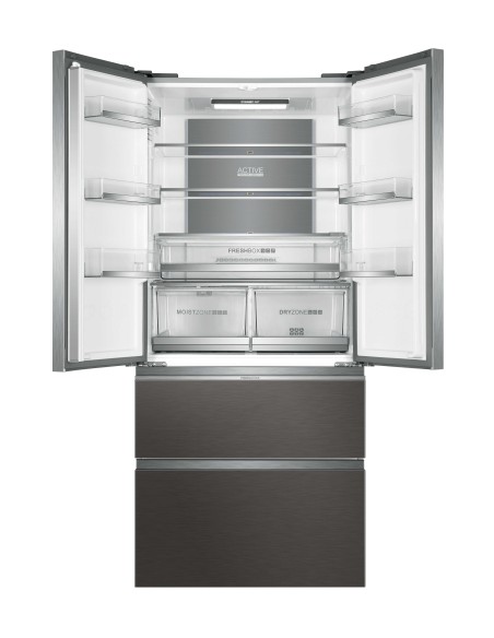 Haier HB18FGSAAA Libera installazione 539 L Argento, Titanio
