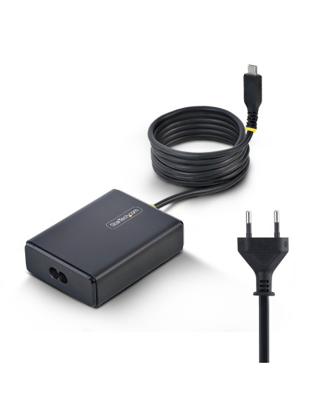 StarTech.com Caricatore USB-C da 100W per Laptop con Cavo USB-C Integrato da 1,5 m, Alimentatore per Dell, XPS, HP ProBook,