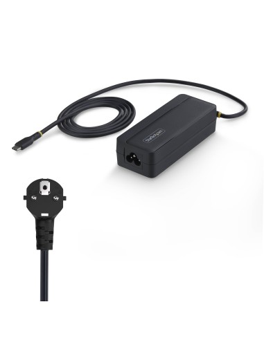 StarTech.com Caricatore USB-C 140W con cavo USB-C integrato da 1,2m, Alimentatore GaN per MacBook M3 M4 M5 Pro Max, Dell