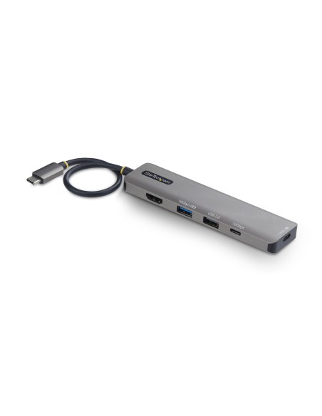StarTech.com Adattatore USB-C a HDMI Multiport con Power Delivery 140W, 4K 60Hz, Hub USB 10Gbps, Mini Dock Tipo-C per MacBook,