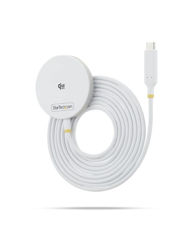 StarTech.com Caricatore Wireless Magnetico Qi2.2 Certificato 25W, Compatibile MagSafe per iPhone 17 16 Pro Pro Max, Cavo USB-C