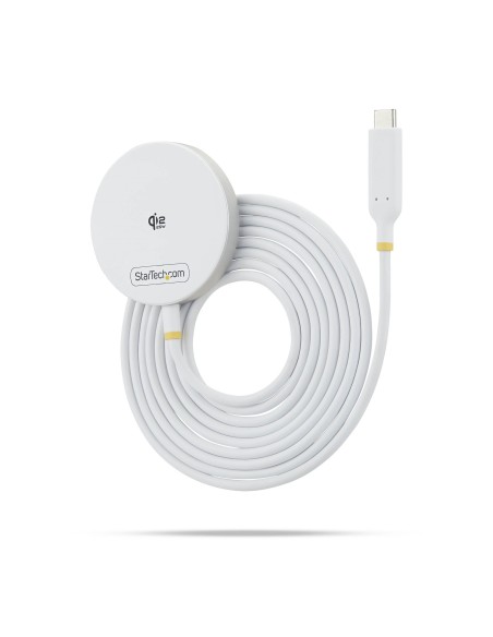 StarTech.com Caricatore Wireless Magnetico Qi2.2 Certificato 25W, Compatibile MagSafe per iPhone 17 16 Pro Pro Max, Cavo USB-C