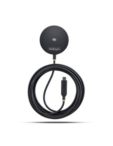 StarTech.com Caricatore Wireless Magnetico Qi2.2 Certificato 25W, Compatibile MagSafe per iPhone 17 16 Pro Pro Max, Cavo USB-C