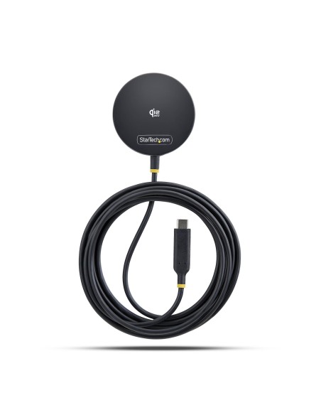 StarTech.com Caricatore Wireless Magnetico Qi2.2 Certificato 25W, Compatibile MagSafe per iPhone 17 16 Pro Pro Max, Cavo USB-C