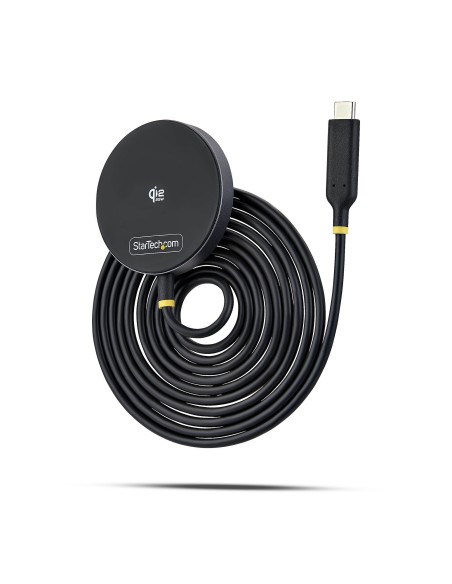 StarTech.com Caricatore Wireless Magnetico Qi2.2 Certificato 25W, Compatibile MagSafe per iPhone 17 16 Pro Pro Max, Cavo USB-C