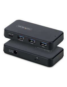 StarTech.com Hub 4 Porte USB-C e USB-A 5Gbps, Autoalimentato, Cavo Host 2-in-1 USB-C USB-A, 1x USB-C e 3x USB-A (1x BC 1.2),