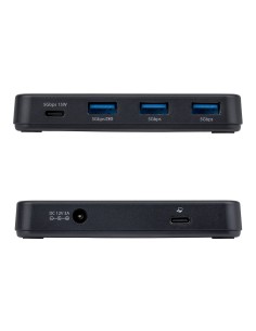 StarTech.com Hub 4 Porte USB-C e USB-A 5Gbps, Autoalimentato, Cavo Host 2-in-1 USB-C USB-A, 1x USB-C e 3x USB-A (1x BC 1.2), 2