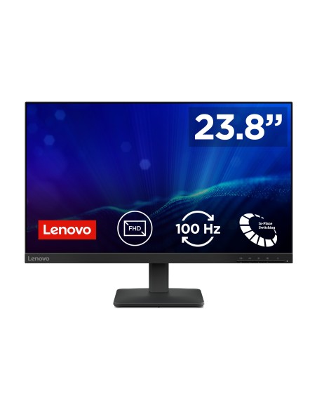 Lenovo L24-4e - Monitor 23.8" IPS Flat FHD 1920x1080 0 100Hz 4ms - 1xHDMI 1.4 + 1xVGA - Stand Tilt Cavo HDMI incluso