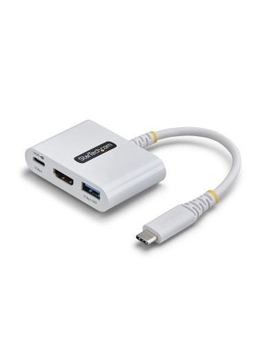 StarTech.com Adattatore Multiporta USB-C a HDMI con Ricarica PD 140W, HDMI 4K 60Hz, Hub USB 5Gbps, Mini Dock per MacBook, Dell,