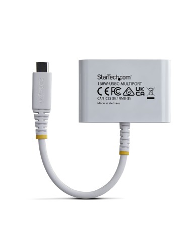 StarTech.com Adattatore Multiporta USB-C a HDMI con Ricarica PD 140W, HDMI 4K 60Hz, Hub USB 5Gbps, Mini Dock per MacBook, Dell,