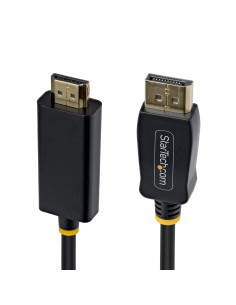 StarTech.com Cavo Adattatore DisplayPort a HDMI da 4,6 m con Connettori a Presa Rinforzata, 4K 60Hz, HDR, Convertitore Video 2