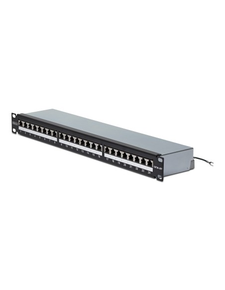 StarTech.com Patch Panel Cat6a STP 24 Porte 1U, Montabile su Rack 19", RJ45 Schermato, 110 Type Punch Down