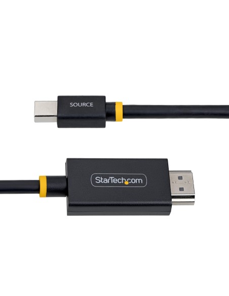StarTech.com Cavo Adattatore Mini DisplayPort a HDMI da 2 m, 4K 60Hz, Convertitore Video Attivo mDP a HDMI 2.0, HBR3   HDCP 2.3