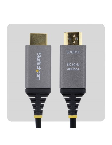 StarTech.com Cavo HDMI 2.1 Ibrido Attivo Ottico (AOC) 10m CMP Plenum, 8K 60Hz, 48Gbps, eARC, Certificato Ultra High Speed HDMI