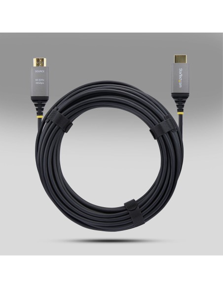 StarTech.com Cavo HDMI 2.1 Ibrido Attivo Ottico (AOC) 20m CMP Plenum, 8K 60Hz, 48Gbps, eARC, Certificato Ultra High Speed HDMI