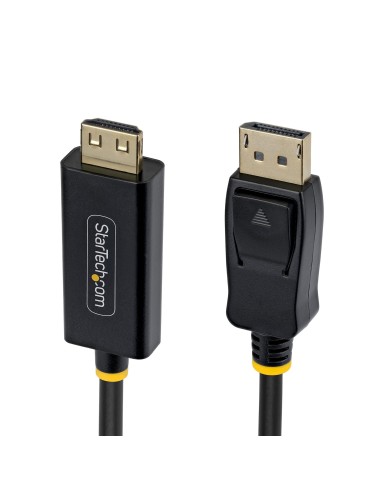 StarTech.com 3m DisplayPort to HDMI Adapter Cable with Gripping Connectors, 4K 60Hz, HDR, Uni-Directional DP to HDMI Video