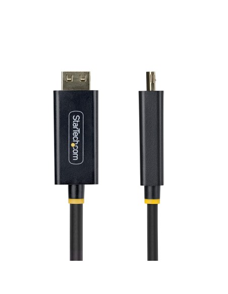StarTech.com 3m DisplayPort to HDMI Adapter Cable with Gripping Connectors, 4K 60Hz, HDR, Uni-Directional DP to HDMI Video