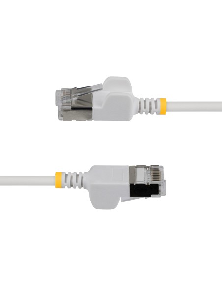 StarTech.com 6ASTP34WHS15CM10PK cavo di rete Bianco 0,15 m Cat6a U FTP (STP) Rotondo