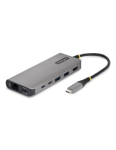 StarTech.com Adattatore USB-C a HDMI Multiport con Power Delivery 140W, 4K 60Hz, Hub 5 Porte USB 5Gbps, GbE, Mini Dock Tipo-C