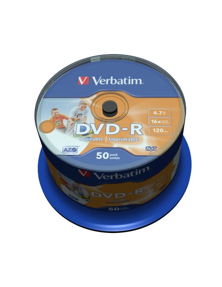 Verbatim 43533 DVD vergine 4,7 GB DVD-R 50 pz