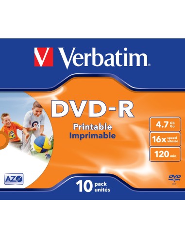 Verbatim 43521 DVD vergine 4,7 GB DVD-R 10 pz