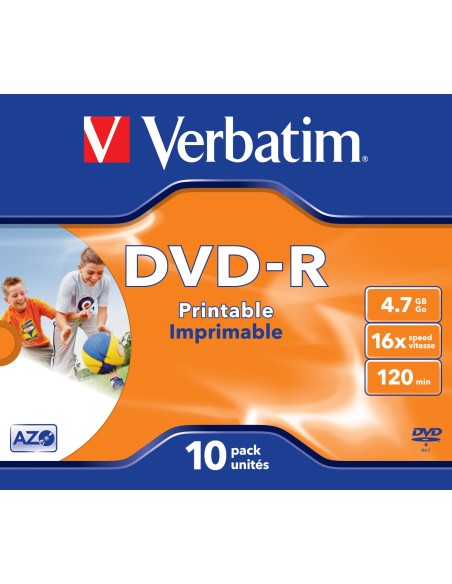 Verbatim 43521 DVD vergine 4,7 GB DVD-R 10 pz