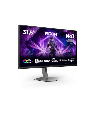 AOC AGON PRO AG326UZD2 Monitor PC 80 cm (31.5") 3840 x 2160 Pixel 4K Ultra HD OLED Nero