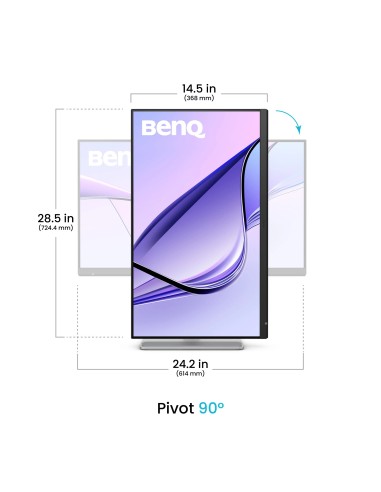 BenQ MA270S Monitor PC 68,6 cm (27") 5120 x 2880 Pixel 5K Ultra HD LED Bianco