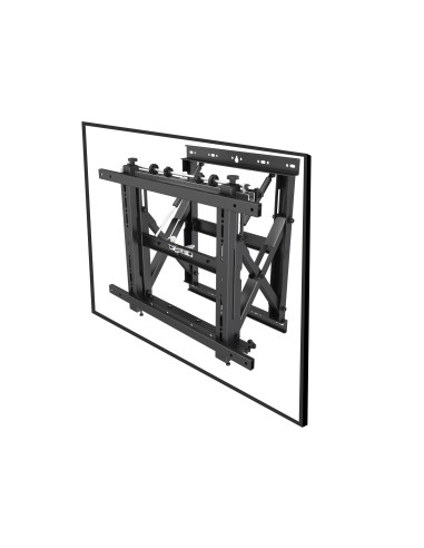 Equip 650325 Staffa per montaggio a parete TV push-in pop-out da 43” a 70”