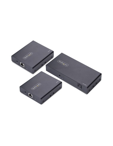 StarTech.com Extender e Splitter HDMI a 2 Porte su Cavo CAT6, 4K 60Hz, Fino a 70 m, Kit di Distribuzione HDMI 1x2 su Ethernet
