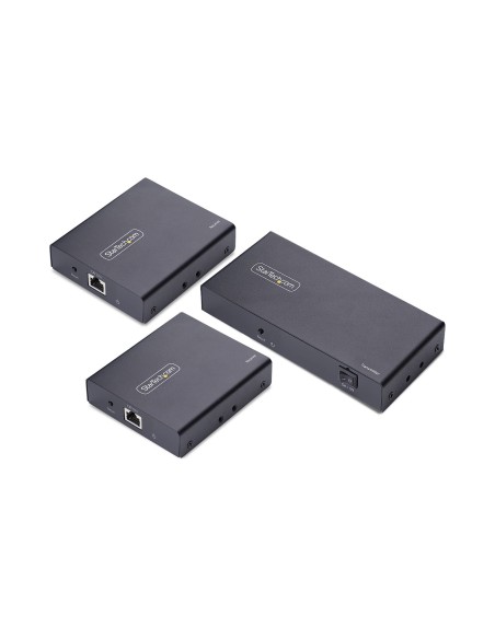 StarTech.com Extender e Splitter HDMI a 2 Porte su Cavo CAT6, 4K 60Hz, Fino a 70 m, Kit di Distribuzione HDMI 1x2 su Ethernet