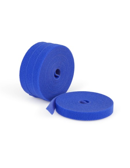 StarTech.com Set 4 rotoli di nastro fermacavo a strappo da 4,6m, larghezza 12mm, fascette fermacavo riutilizzabili tagliabili,