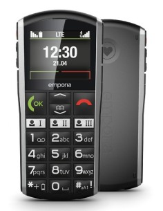 Emporia SIMPLICITY-LTE 5,08 cm (2") 90 g Nero, Argento Telefono di livello base 2