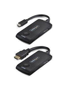 StarTech.com Extender Wireless USB-C a HDMI per Sale Riunioni e Huddle Space, 4K 60Hz, Portata 20m, Alimentazione USB, Kit