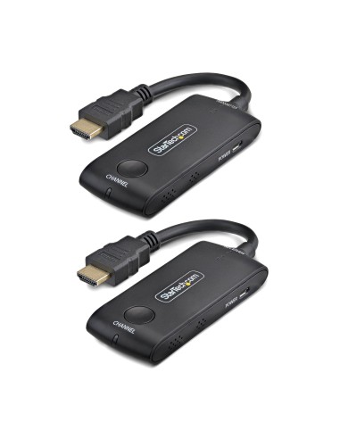 StarTech.com Extender HDMI Wireless per Sale Riunioni e Huddle Space, 4K 60Hz, Portata 20m, Alimentazione USB, Kit