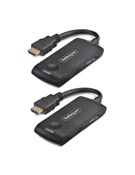 StarTech.com Extender HDMI Wireless per Sale Riunioni e Huddle Space, 4K 60Hz, Portata 20m, Alimentazione USB, Kit