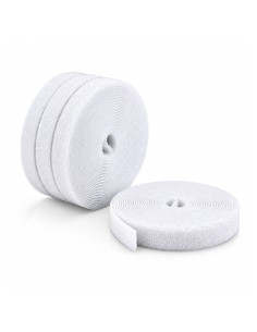 StarTech.com Set 4 rotoli di nastro fermacavo a strappo da 4,6m, larghezza 12mm, fascette fermacavo riutilizzabili tagliabili,