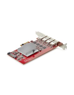 StarTech.com Scheda PCIe USB-A a 4 porte, USB 3.2 a 10 Gbps, Scheda di espansione PCI Express 3.0, 4 controller USB 2