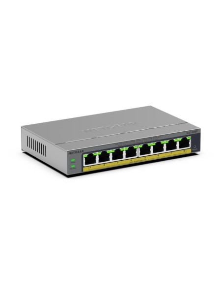 NETGEAR GS108EP Gestito L2 L3 Gigabit Ethernet (10 100 1000) Grigio