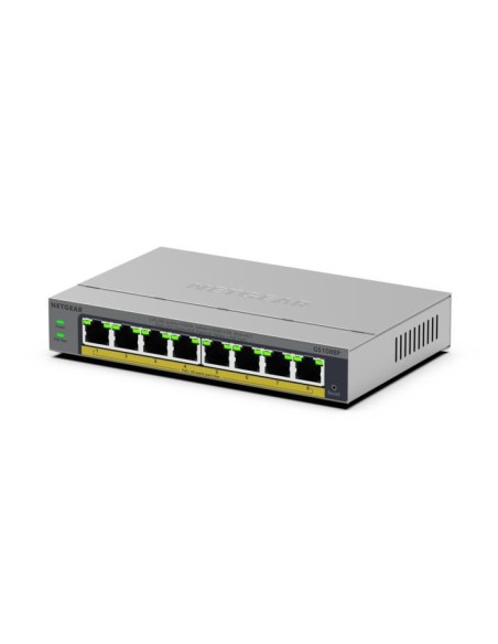 NETGEAR GS108EP Gestito L2 L3 Gigabit Ethernet (10 100 1000) Grigio