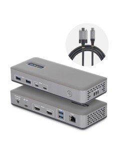 StarTech.com Docking Station USB-C Dual Monitor, HDMI 4K 60Hz, Ricarica Laptop 100W, Ethernet 1GbE, Senza Driver, Dock