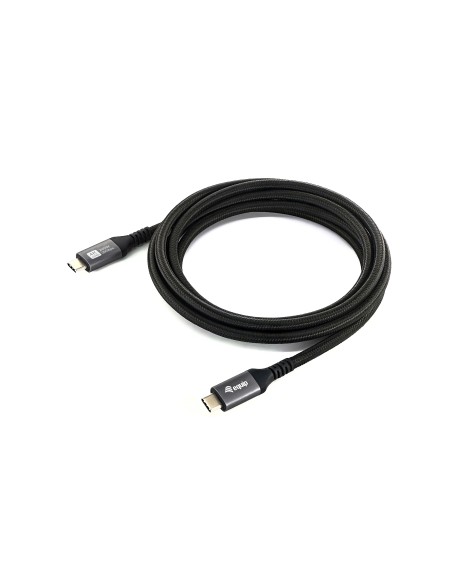 Equip 128384 cavo USB USB4 Gen 2x2 3 m USB C 20 Gbit s 240 W Nero
