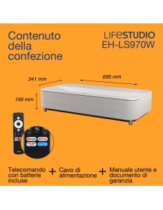 Epson Lifestudio Grand EH-LS970W - Bianco diamante 2
