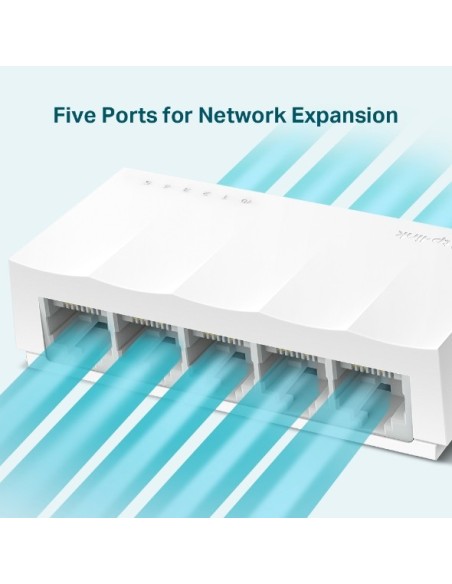 TP-Link LS1005 switch di rete Non gestito Fast Ethernet (10 100) Bianco