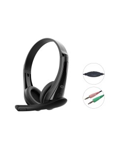 Conceptronic POLONA06B3T cuffia e auricolare Cablato A Padiglione Musica e Chiamate Nero