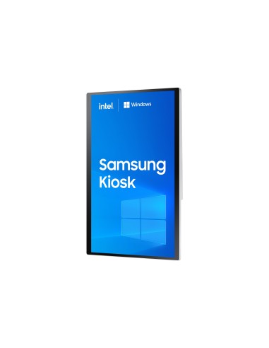 Samsung KM24C-C Design chiosco 61 cm (24") LED 250 cd m² Full HD Bianco Touch screen Processore integrato Windows 10 IoT